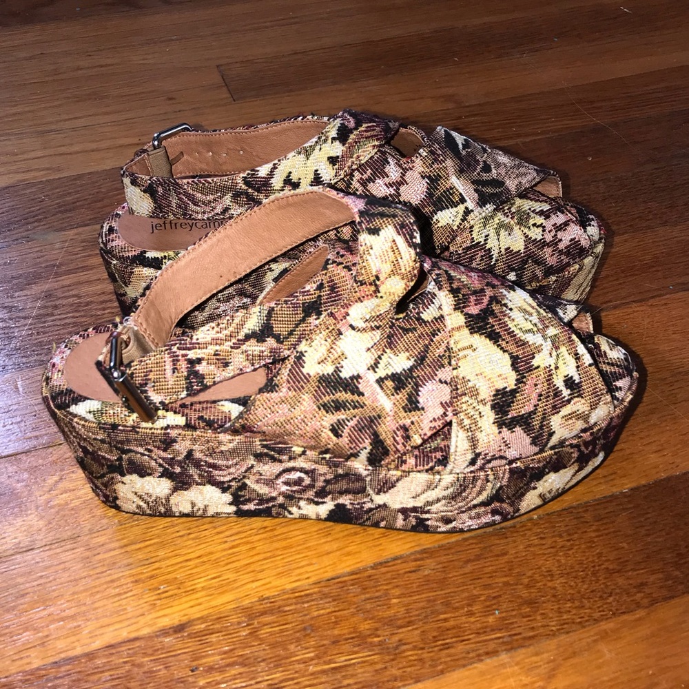 Jeffrey Campbell Platform Floral Shoes